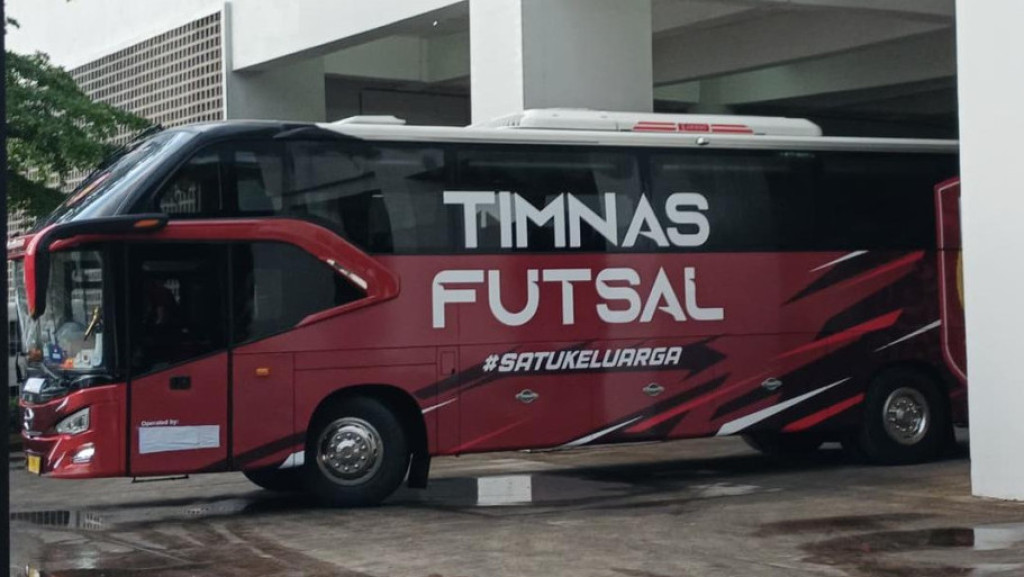 Bus Resmi Timnas Futsal Indonesia Hadir, Simbol Kebersamaan Menuju Prestasi Asia