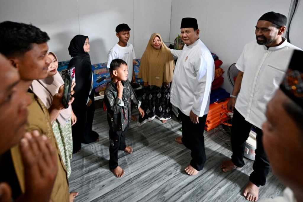 Dari Huntara Aceh Tamiang, Kisah Ibu Nurita dan Harapan yang Disampaikan Langsung kepada Presiden