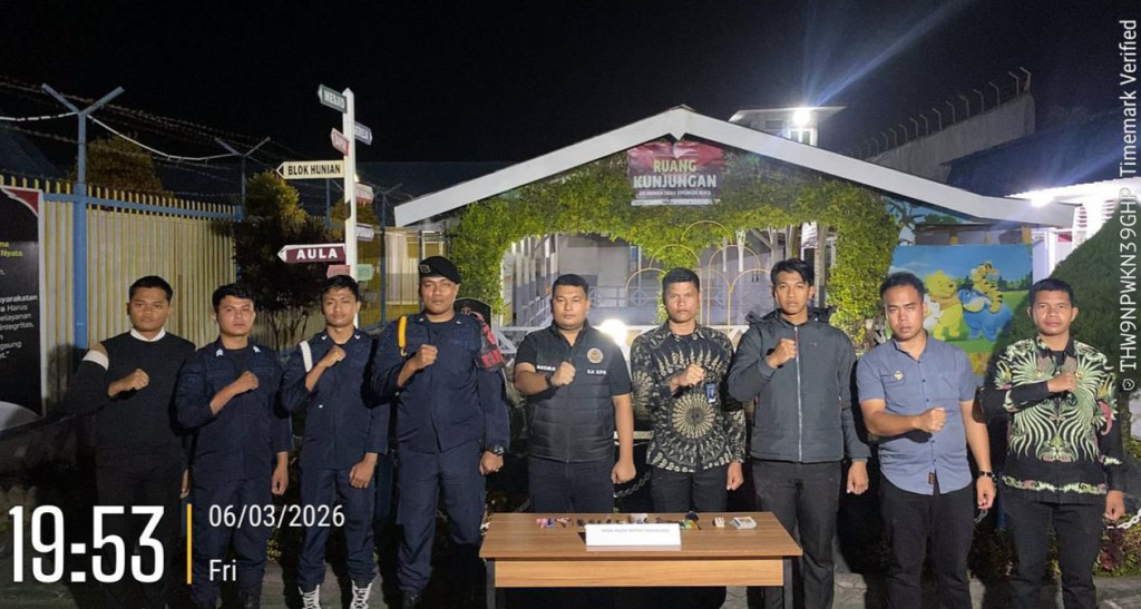 Deteksi Dini Gangguan Keamanan, Rutan Sidikalang Razia Barang Terlarang di Blok Hunian