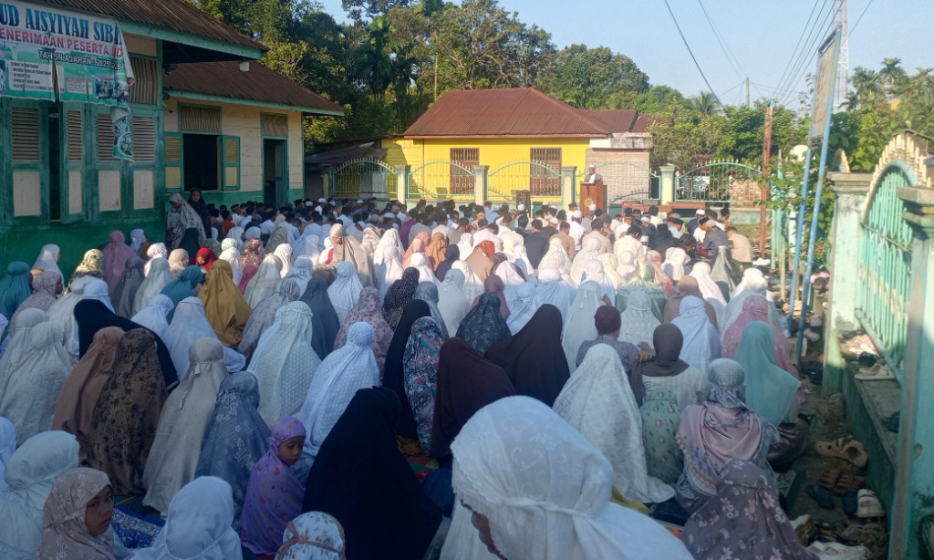 Gelar Salat Idulfitri 1447 H, Seribuan Jamaah Padati Halaman dan Gedung SMP Muhammadiyah Sibabangun
