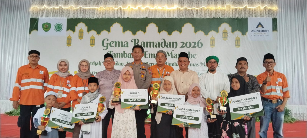 Gema Ramadhan 1437 Hijriah, PT Agincourt Recources Gelar Beragam Lomba Bernuansa Islami