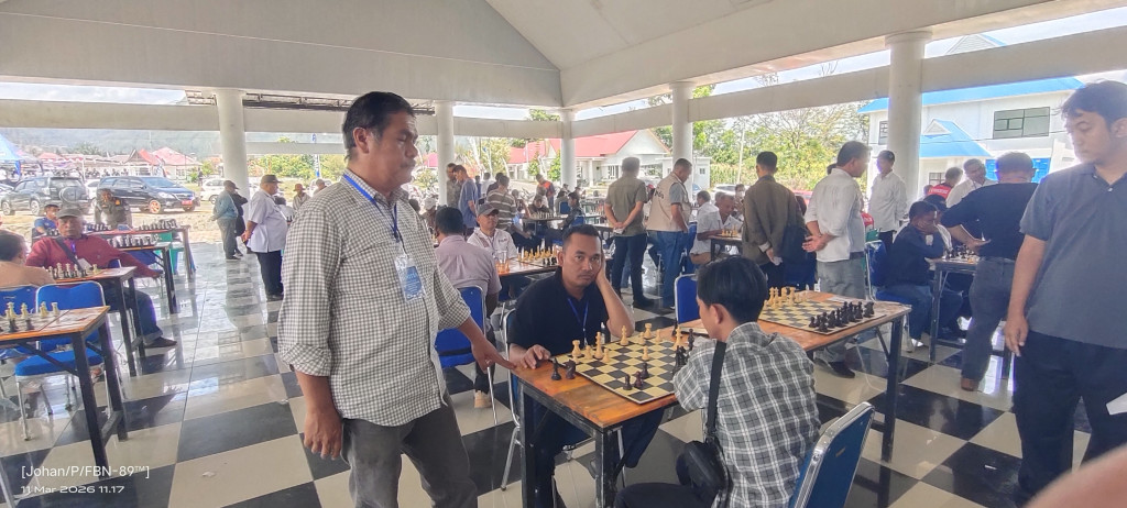 Hari Ketiga Rangkaian HUT Toba Ke- 27 Pertandigan Turnamen Catur dan Bola Voli Digelar