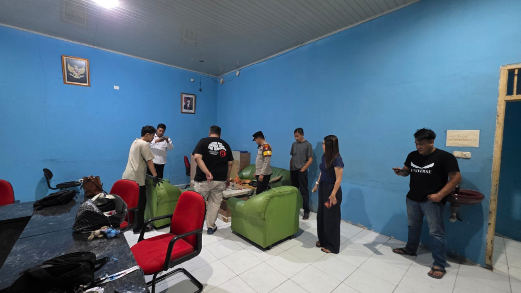 Kantor PWI Babel Dirusak OTD, Ada Tulisan Tantangan