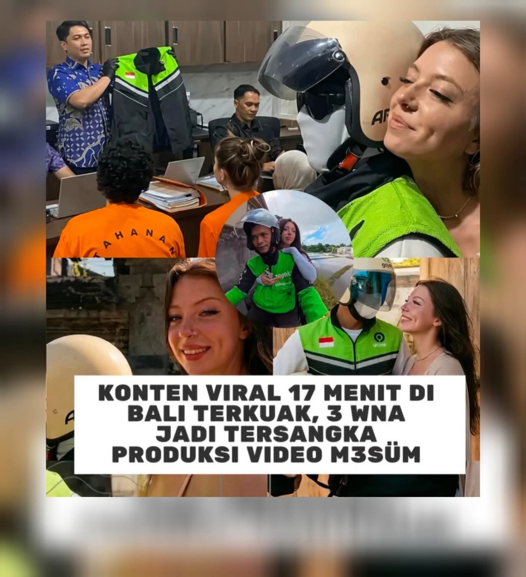 Kronologi Lengkap: Jaket Ojol Rp300 Ribu Jadi Alat 'Viral' Tiga WNA di Bali