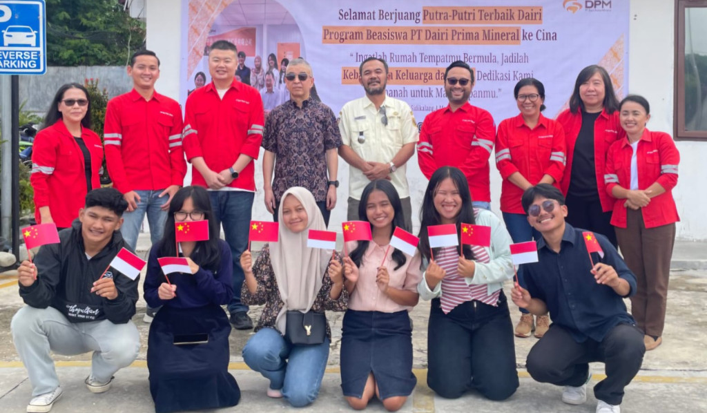 Lagi, PT Dairi Prima Mineral Berangkatkan Enam Penerima Beasiswa ke China