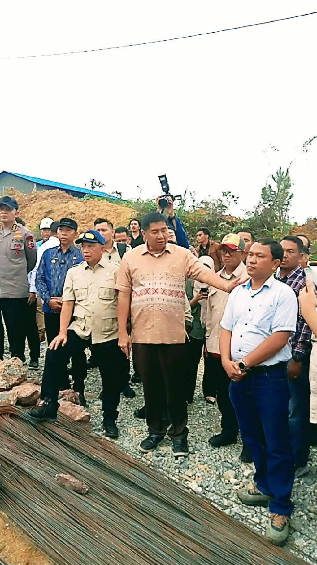 Menteri PKP Terkesan Kesal dan Marah di Lokasi Bangunan Hunian Tetap di Taput, 103 Pintu Belum Siap