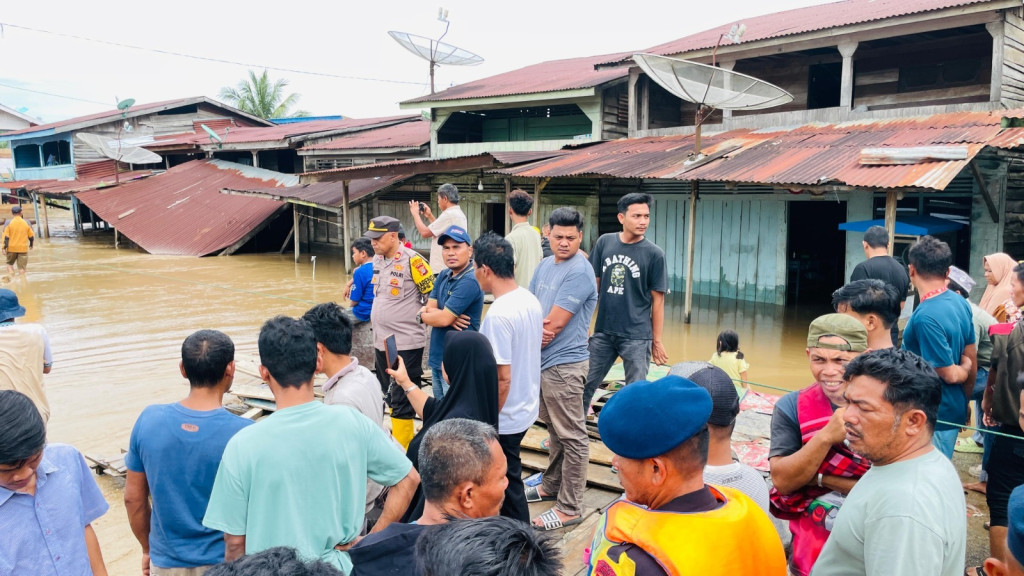 Peran kepolisan Resor subulusalam dalam penanganan pasca banjiru