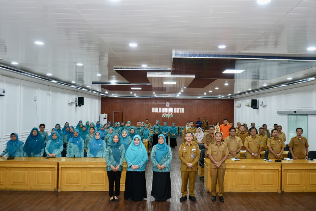 Perkuat Sinergi Program, TP PKK Binjai Rakor Bersama Organisasi Perangkat Daerah