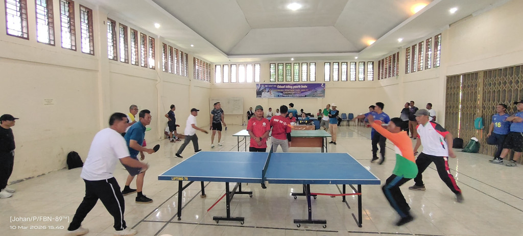 Pertandingan Pingpong Dan Bulu Tangkis Ikut Dalam Rangkaian HUT Toba