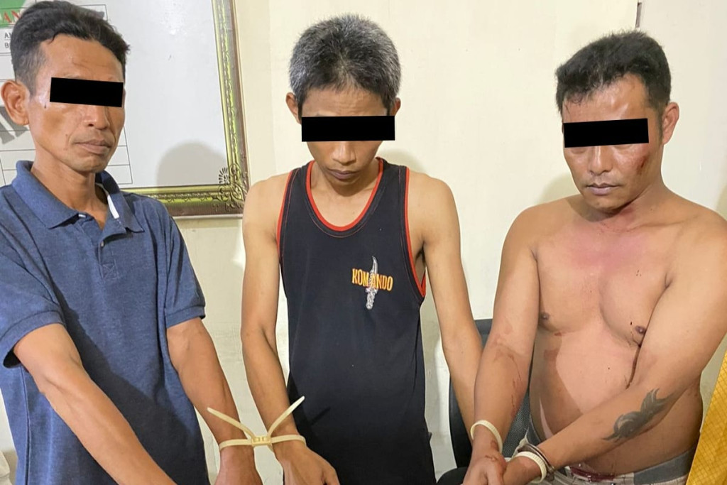 Polres Agam Amankan Empat Tersangka Narkotika dan 14 Paket Sabu Siap Edar