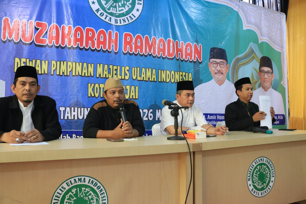 Sekda Binjai Hadiri Muzakarah Ramadan MUI, Bahas Makna Keikhlasan dalam Beramal