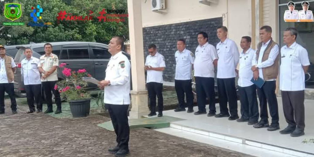 Sekda Kabupaten Palas Sidak Hari Pertama Kerja paska Libur Hari Raya Idul Fitri.