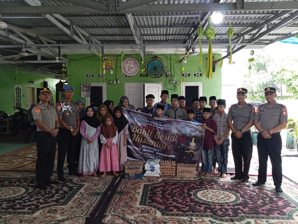 SIP Angkatan 55 Polres Binjai Hadirkan Kebahagiaan bagi Anak Yatim