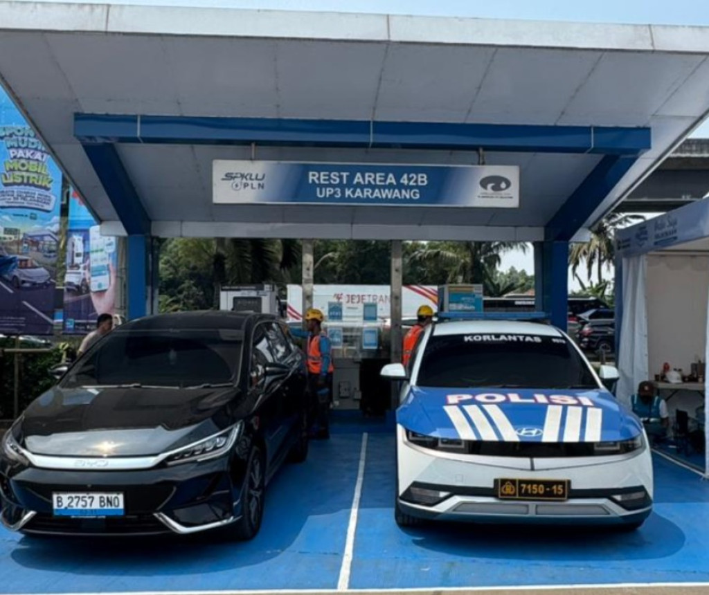 SPKLU PLN Karawang Jadi Andalan Pengguna EV Saat Arus Balik Idulfitri