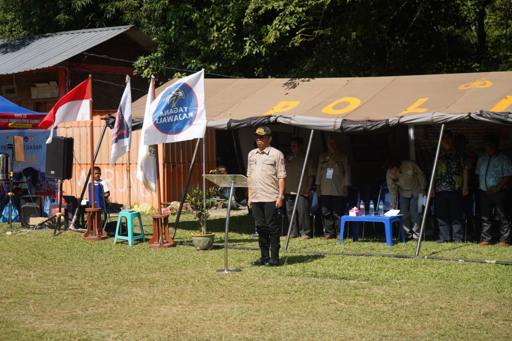 Wabup Toba Apresiasi Pelatihan Dasar TAGANA Unsur Rajawali