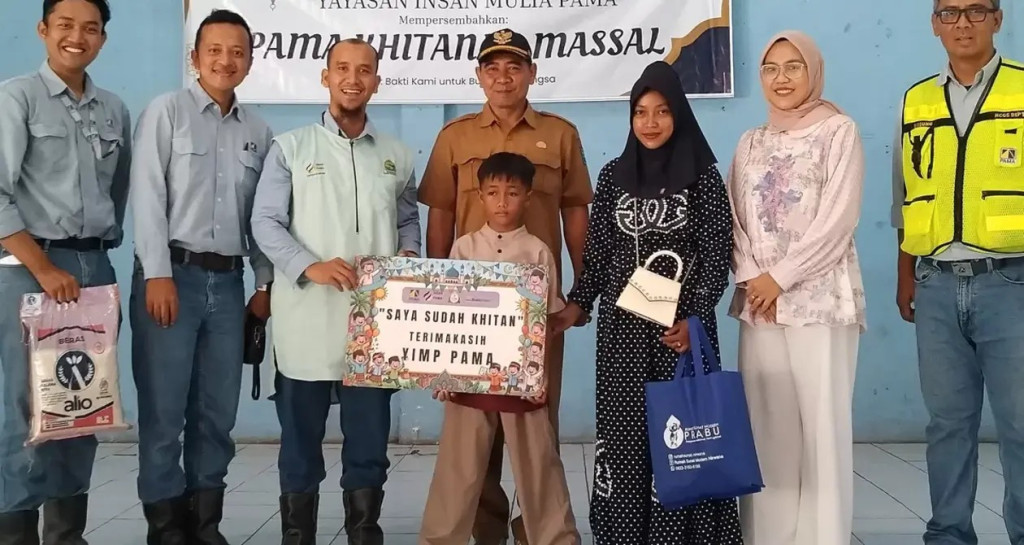 YIMP PAMA Gelar Khitanan Massal, Pemdes Tegal Rejo Apresiasi Kepedulian Sosial Perusahaan