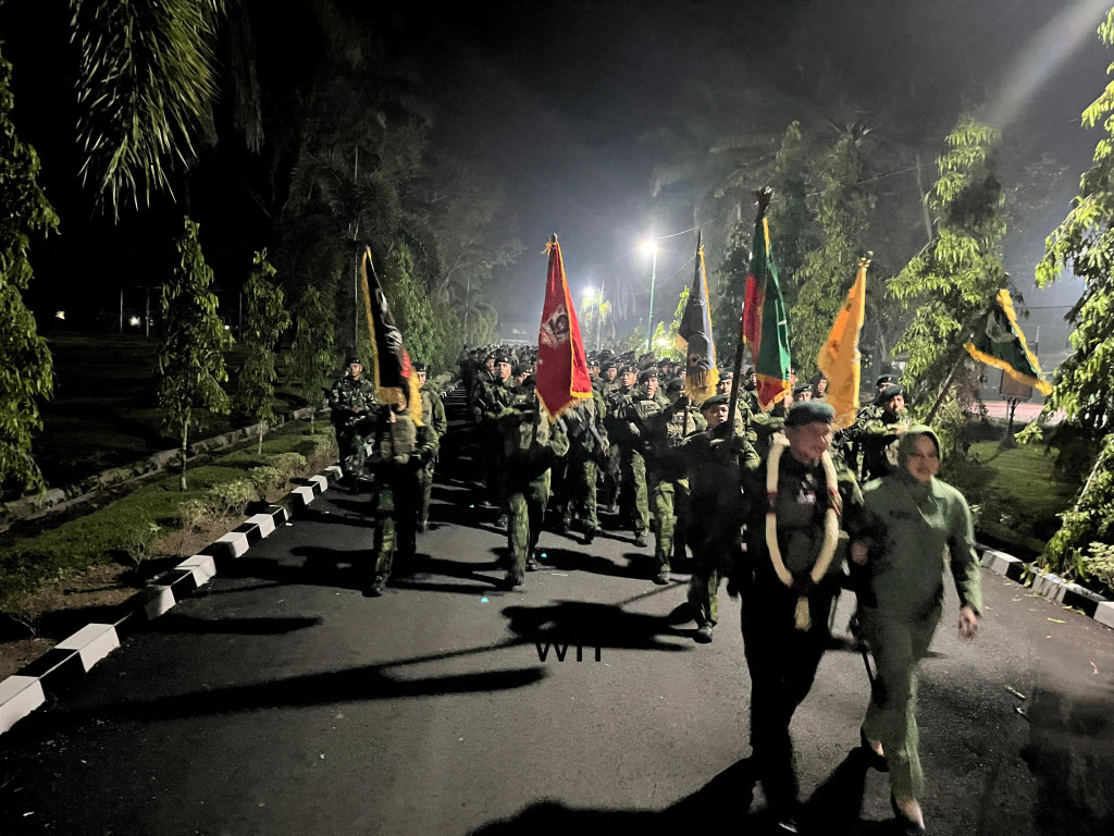 Yonif 100/PS Tiba di Markas Usai Tugas Satgas Pamtas RI–PNG Mobile