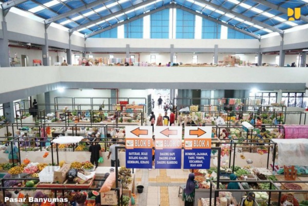 Tingkatkan Ekonomi Masyarakat, PUPR Rehabilitasi Dua Pasar Rakyat di Jateng
