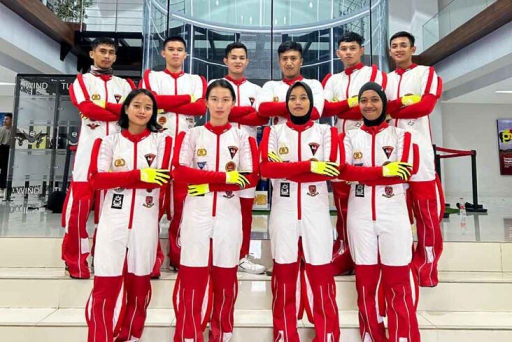 Polri Kirim Atlet Terjun Payung ke Kompetisi Piala Dunia Sky Diving
