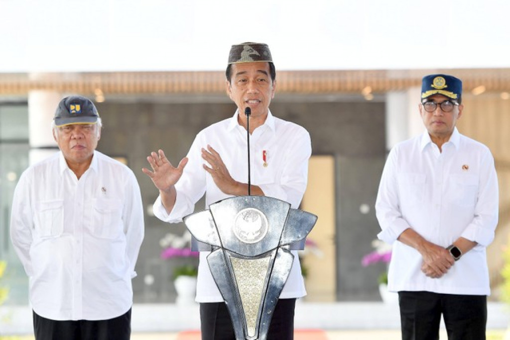 Presiden Jokowi Resmikan Infrastruktur di Gorontalo saat MK Bacakan Putusan