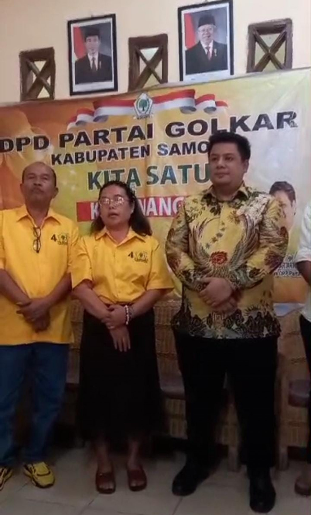 Vandiko Timoteus Gultom Resmi Daftarkan Diri Sebagai Calon Bupati dari Partai Golkar di Samosir