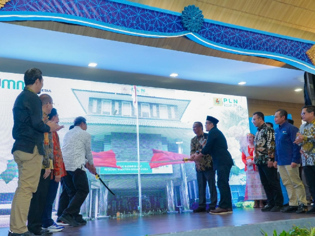 Wujudkan Medan Smart City, Aulia Rachman Resmikan Gedung Kantor PLN Icon Plus SBU Regional Sumbagut