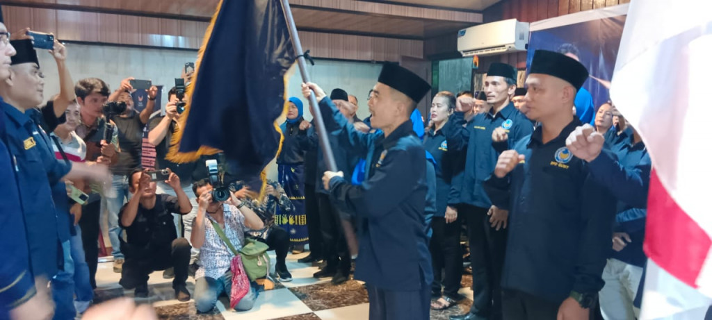 YD Dilantik Jadi Ketua DPD Garpu Gunungsitoli, Ketum Beri Sinyal Dukungan Maju Calon Wali Kota