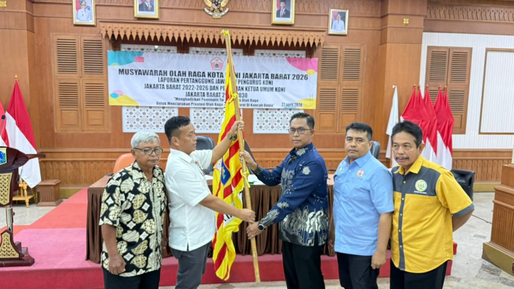 Agus Ramdani Terpilih Jadi Ketua KONI Jakarta Barat 2026-2030