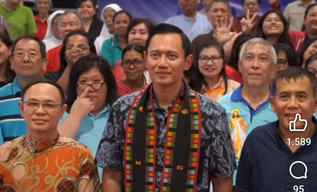 AHY Silaturahmi dengan Umat Katolik, Menyampaikan Pesan