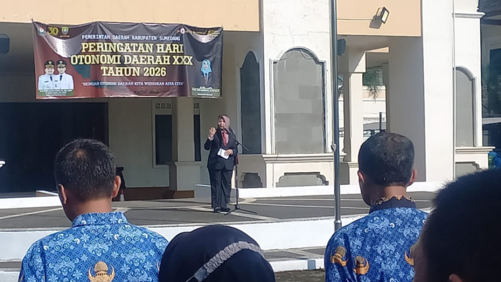 Apel Hari OTDA ke-30, Sekda Sumedang Soroti Penguatan Otonomi Daerah