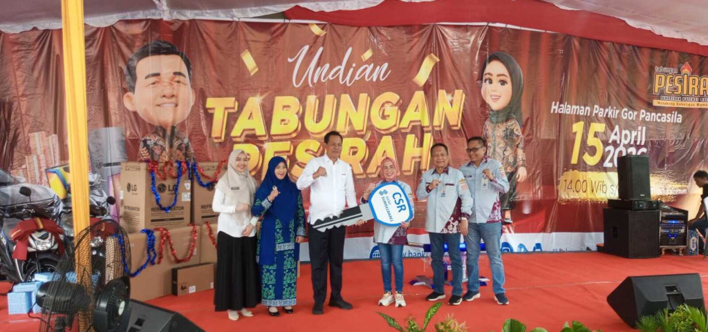 Bank Sumsel Babel Muara Enim Salurkan CSR dan Undi Tabungan Pesirah, Dorong UMKM dan Layanan Kesehatan