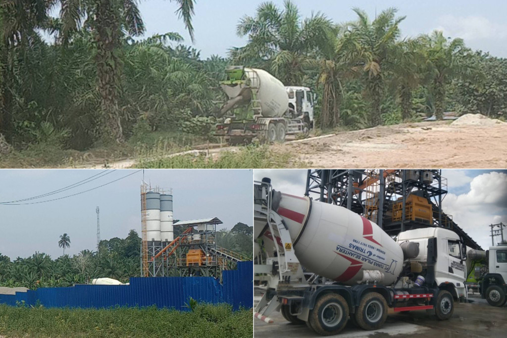Batching Plant PT TPS Diduga Beroperasi Tanpa Izin Dan Mendistribusikan Beton Ready Mix di Sejumlah Proyek di KEK Sei Mangkei