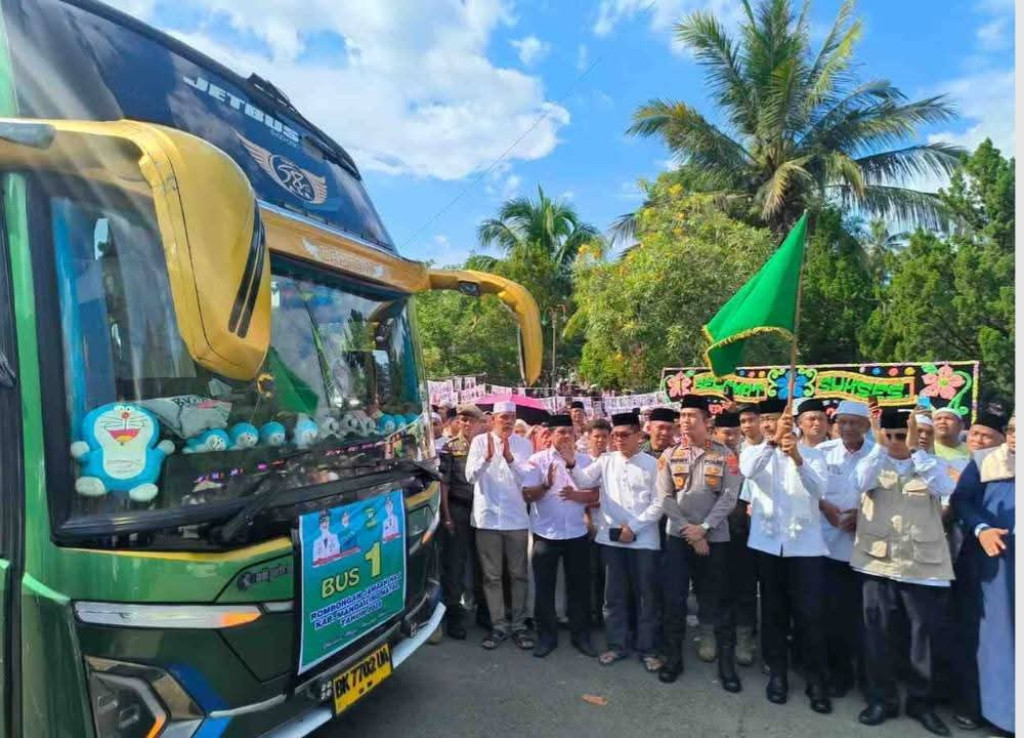 Bupati Madina Lepas Keberangkatan 342 Jemaah Haji Tahun 2026