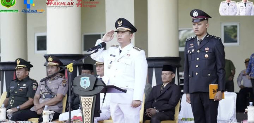 Bupati Palas Insfektur Upacara Peringatan Hari Otonomi Daerah ke XXX Tahun 2026.