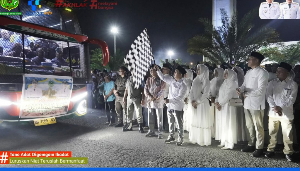 Bupati PMA Lepas Keberangkatan 211 Calon Jamaah Haji Kabupaten Palas Tahun 2026