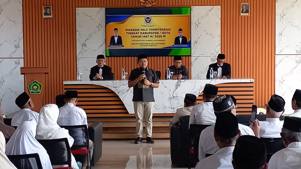 Bupati Sumedang Hadiri dan Berikan Pengarahan pada Manasik Haji Terintegrasi 1447 H/2026 M