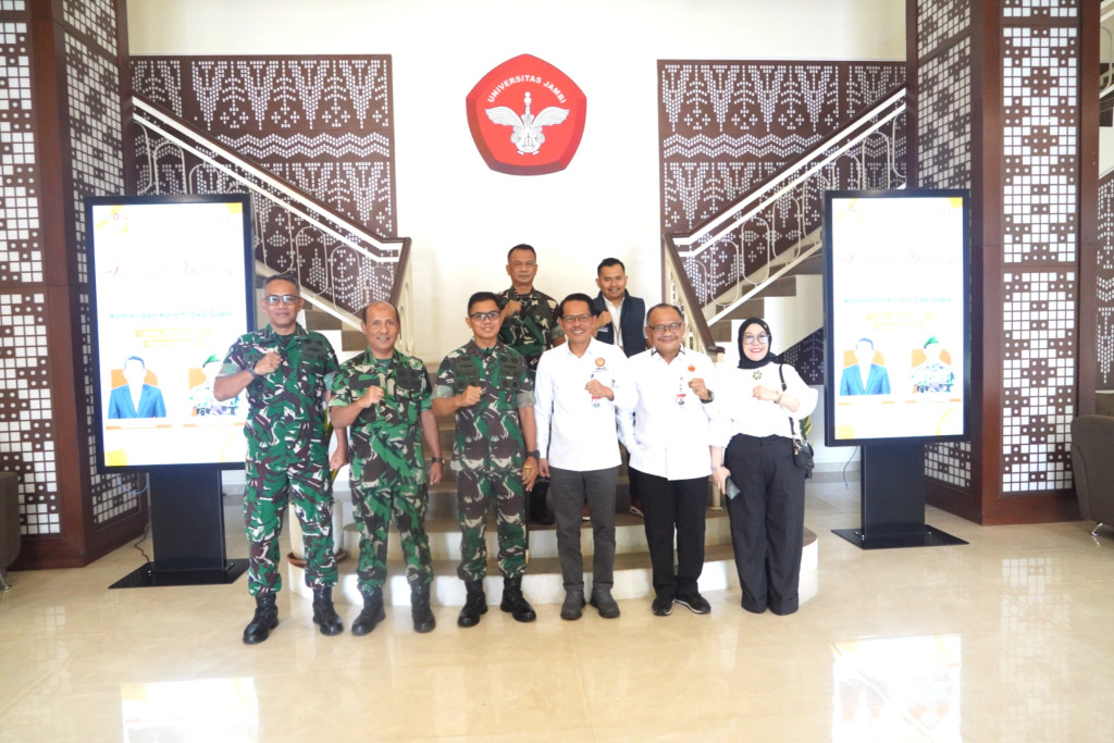 Danrem 042/Gapu Gandeng Universitas Jambi, Perkuat Ketahanan Nasional dari Ruang Akademik