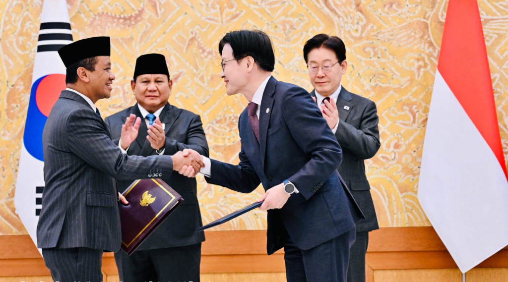 Disaksikan Prabowo dan Presiden Lee, Indonesia–Korea Selatan Sepakat Perluas Kolaborasi Energi