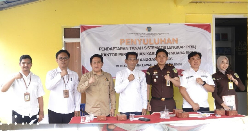 Dorong Partisipasi Warga, BPN Muara Enim Sosialisasikan Manfaat Sertipikat Tanah