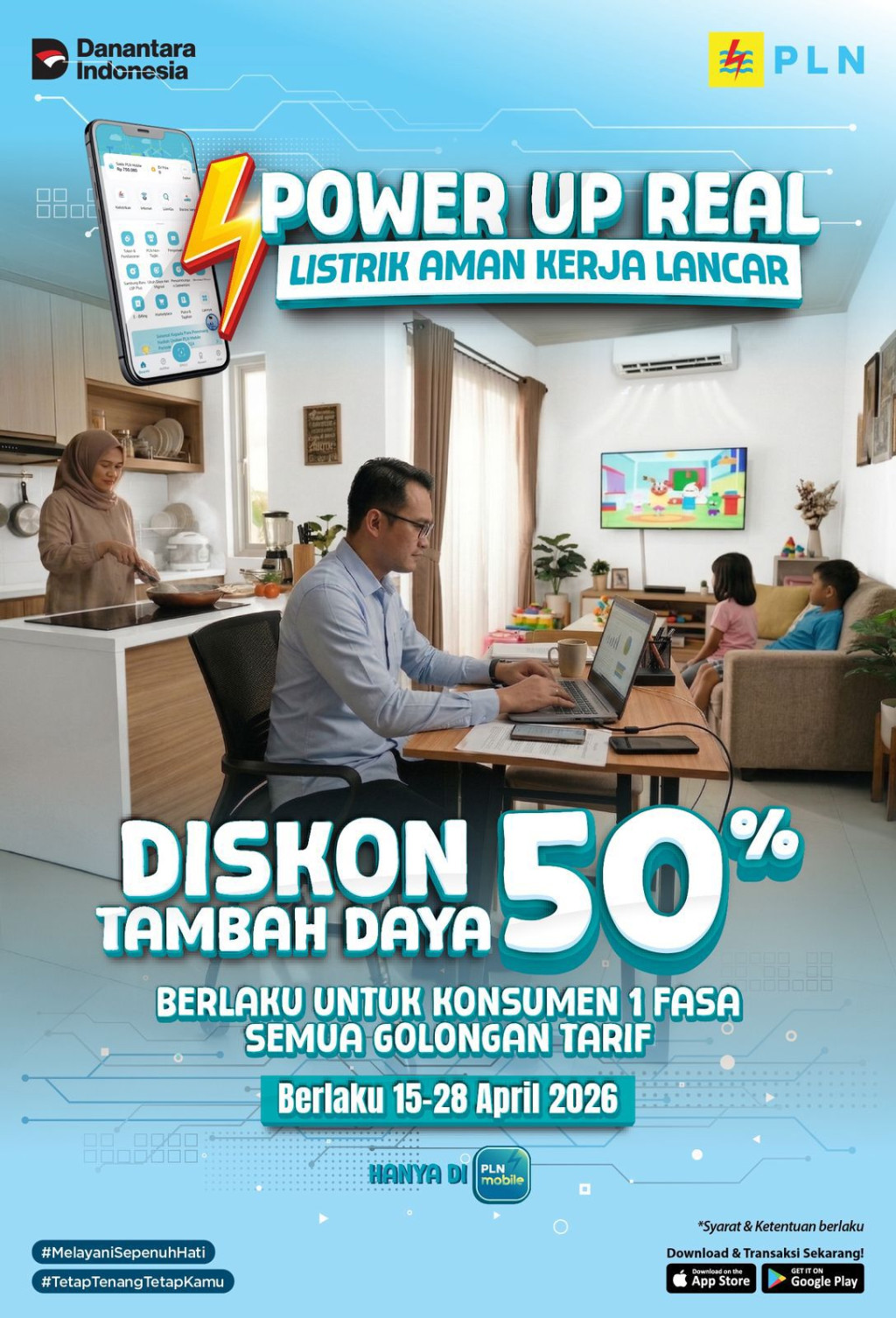Dukung Aktivitas WFH, PLN Tawarkan Promo Tambah Daya Listrik Setengah Harga