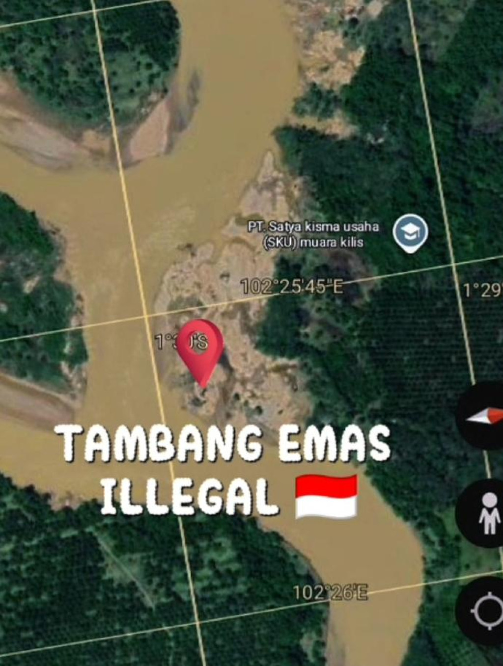 Febri Timor Timor Meminta Aparat Penegak Hukum Jambi Tutup Permanen PETI di kabupaten Tebo