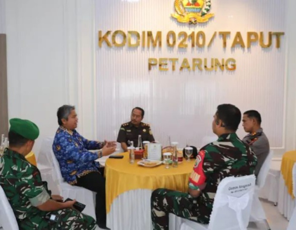 Forkopimda Taput Sambut Baik Kunjungan Komandan Korem 023 di Tarutung