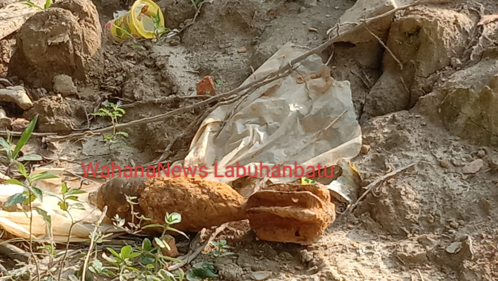 Ini Penampakan Mortir Aktif Ditemukan Pengrajin Batu Bata di Labuhanbatu