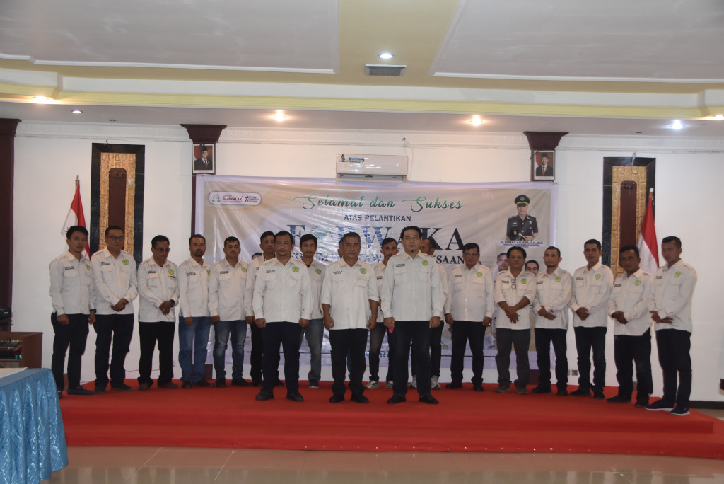 Irfandi Lantik Forwaka Gunungsitoli, Kajari Firman Halawa Tekankan Profesionalisme Wartawan