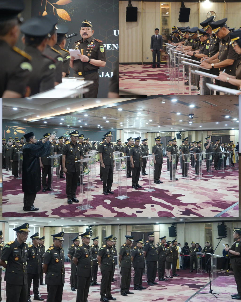 Jaksa Agung ST Burhanudin Lantik 14 Kajati dan 16 Pejabat Eselon II