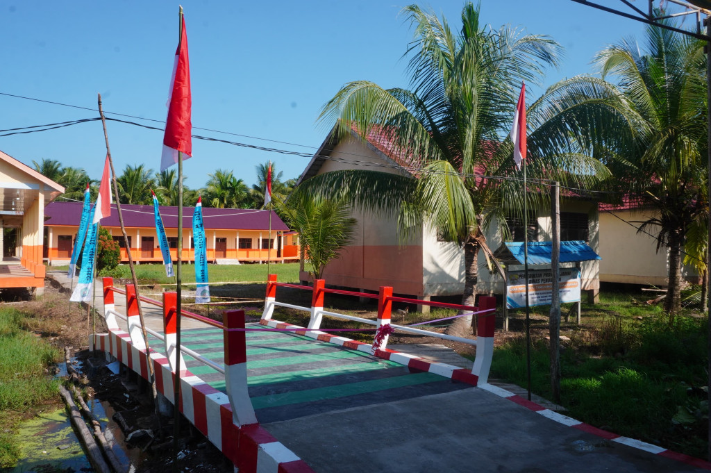 Jembatan Beton Garuda Tahap III dan IV Resmi Digunakan, Perkuat Akses Pendidikan dan Mobilitas Warga di Tanjab Barat