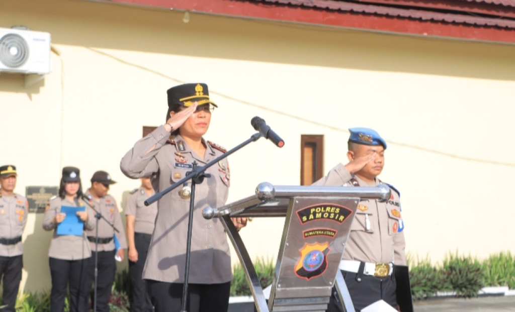 Kapolres Samosir: Mutasi Jabatan Merupakan Bagian dari Dinamika Organisasi Polri Dalam Rangka Pembinaan Karier Serta Penyegaran Organisasi.