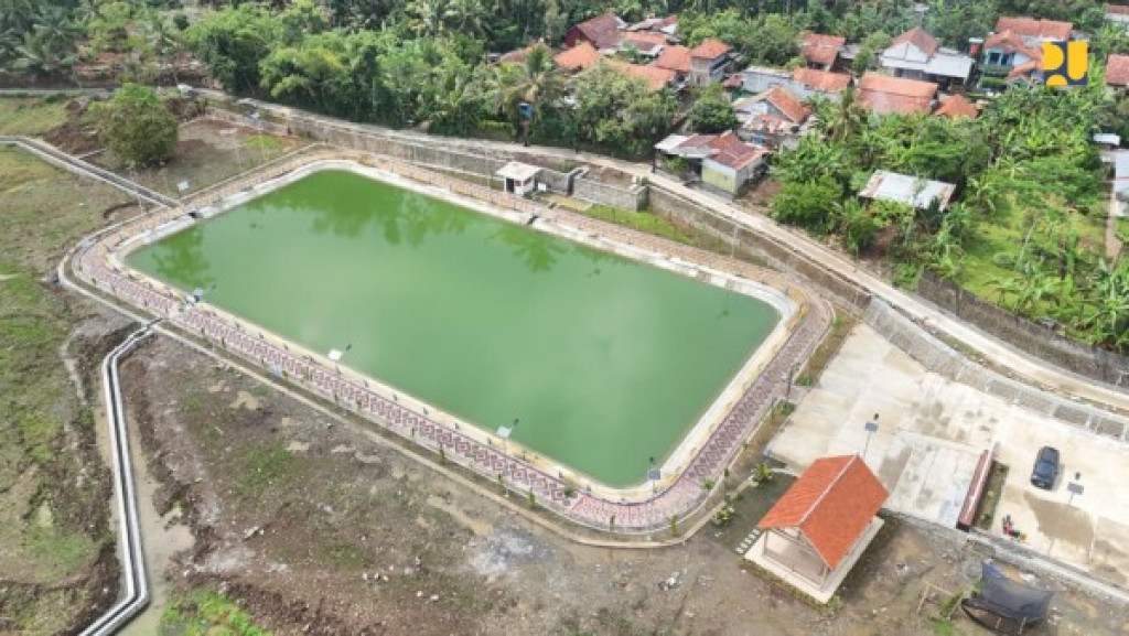 Kementerian PU Rampungkan Dua Proyek Embung di Banyumas