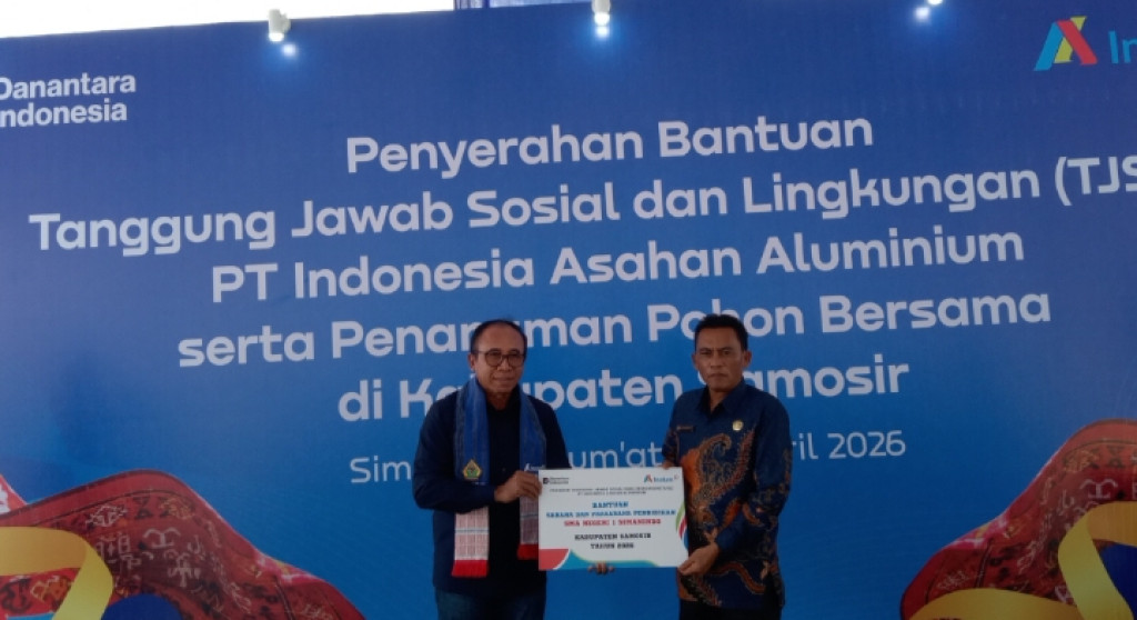 Kepsek SMAN I Simanindo Apresiasi Kegiatan yang dilaksanakan PT.Inalum  Dalam rangka Penyampaian Bantuan TJSL