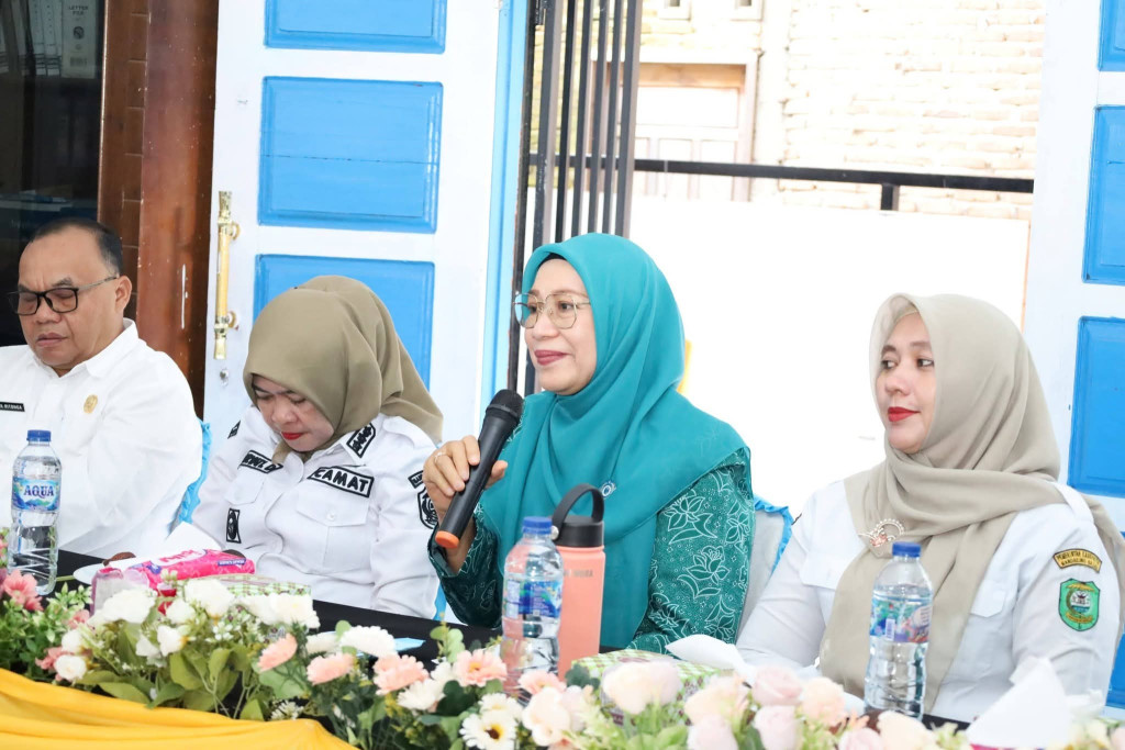 Ketua TP PKK Madina Kunjungi Desa Binaan Hatinya PKK dan UP2K